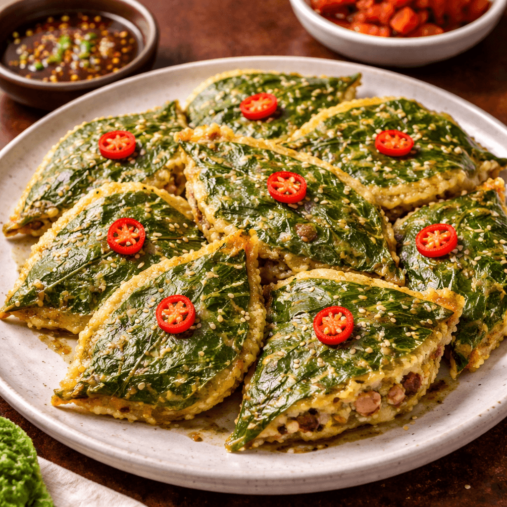 깻잎전
