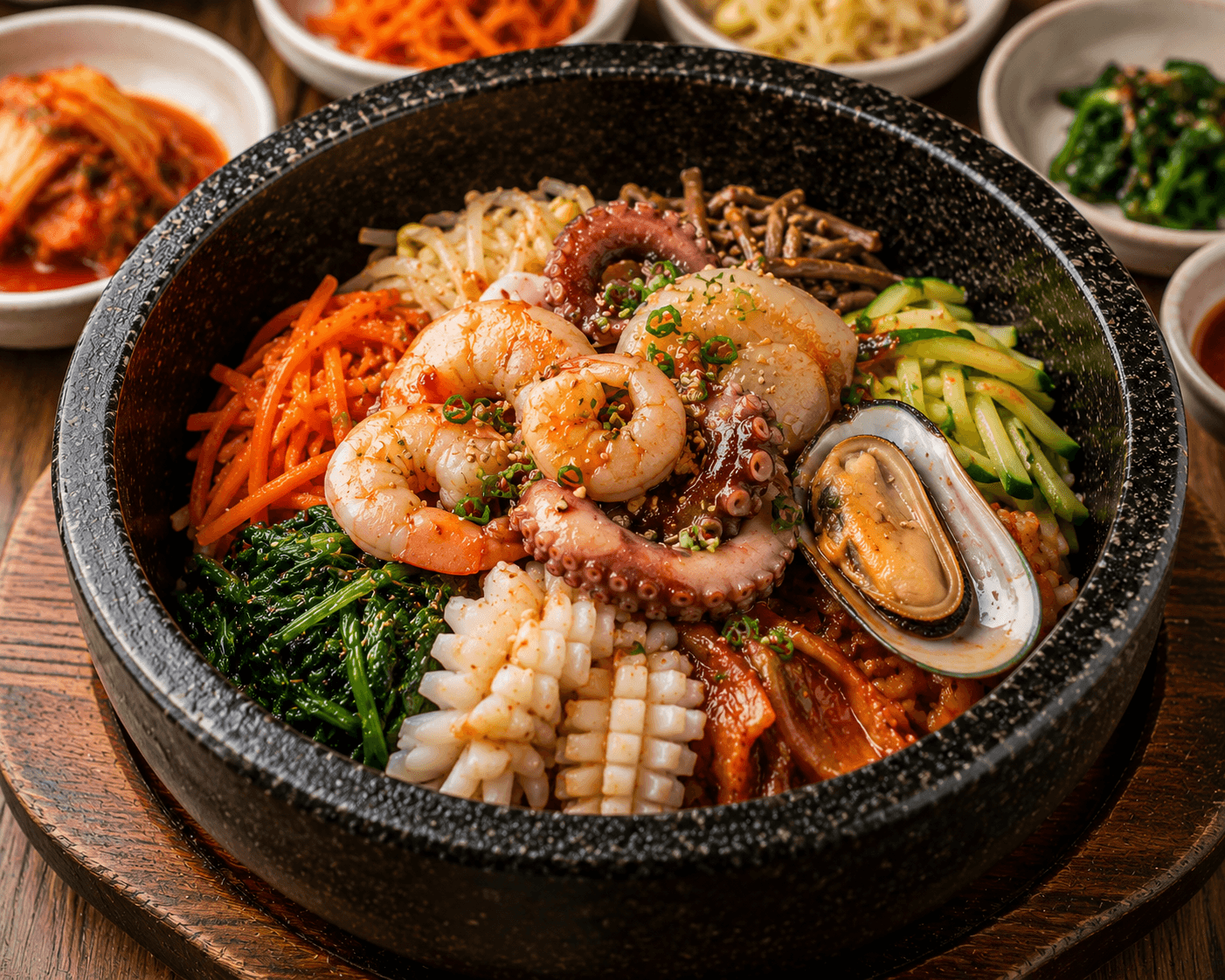 해물돌솥비빔밥