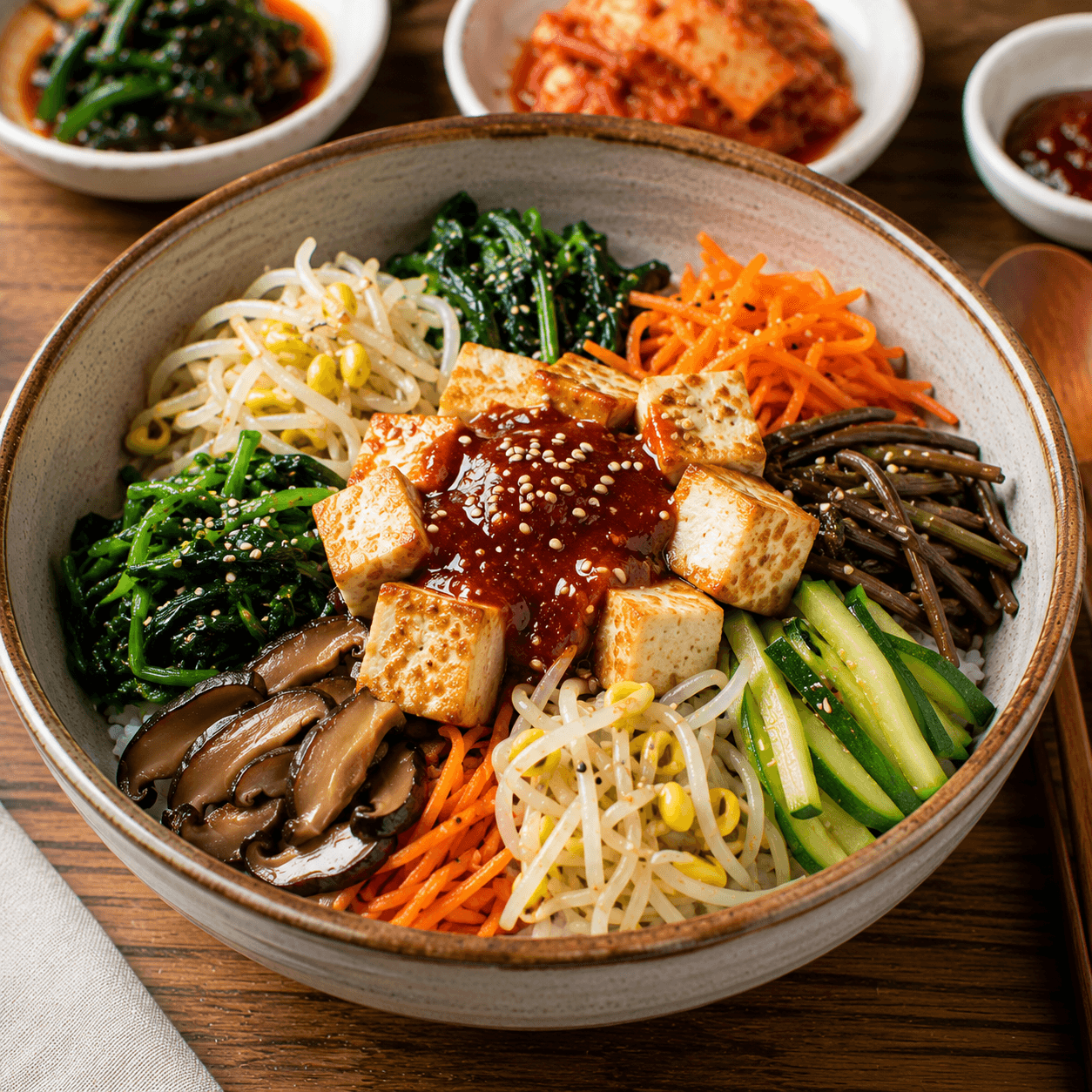 두부야채비빔밥