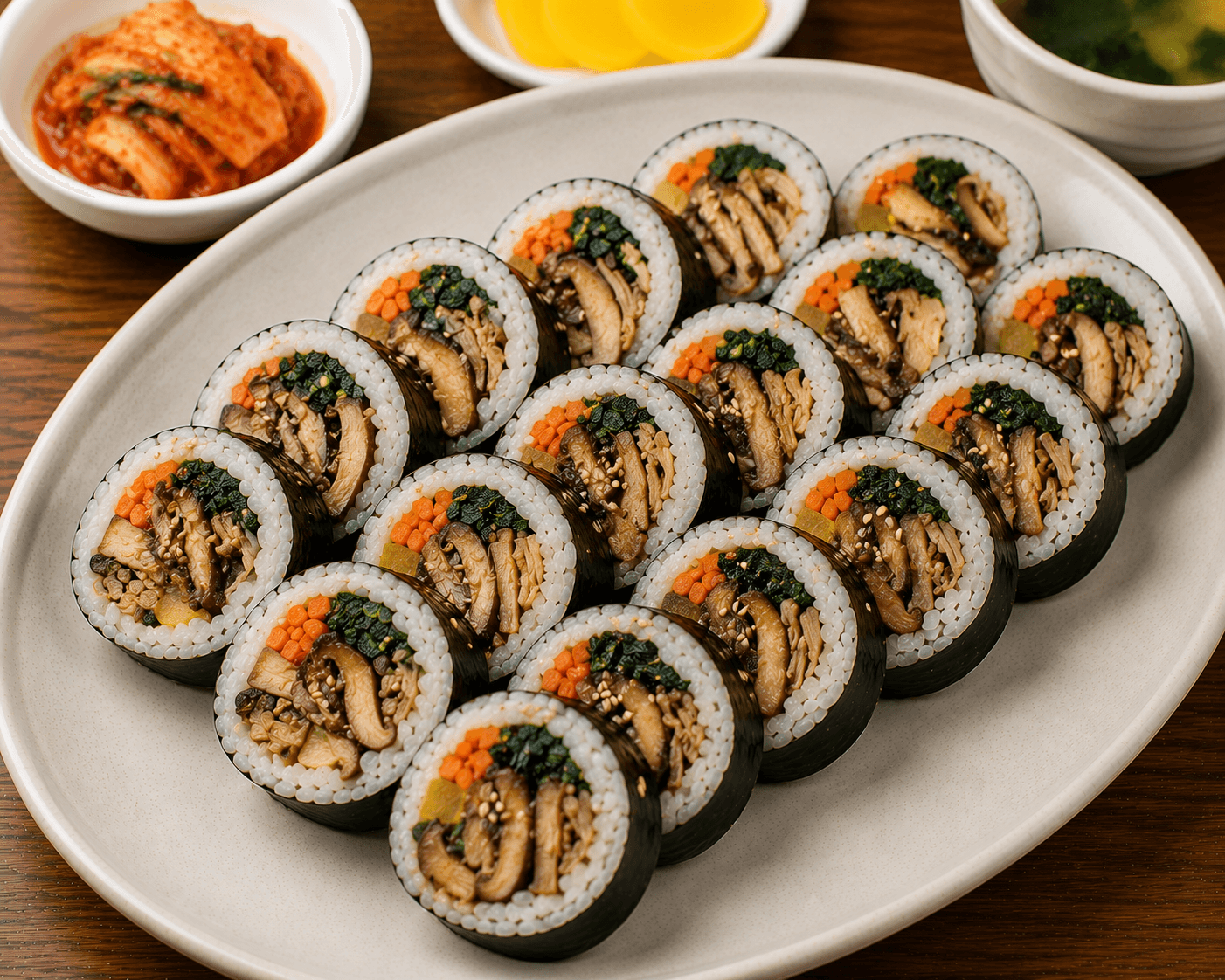 버섯김밥