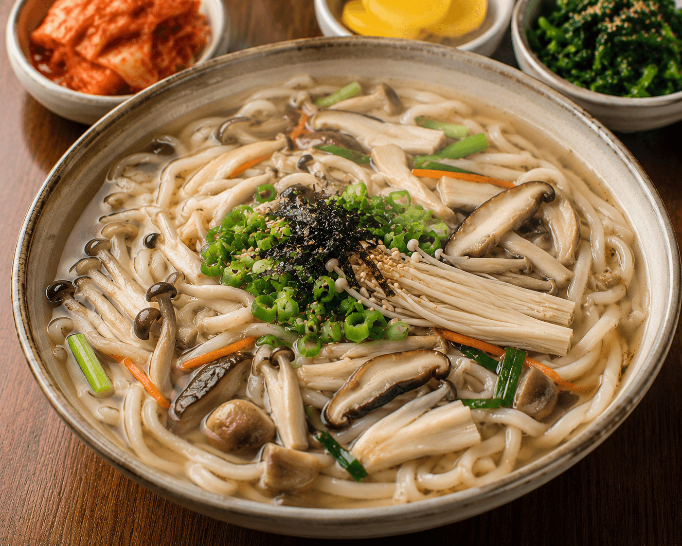들깨버섯칼국수