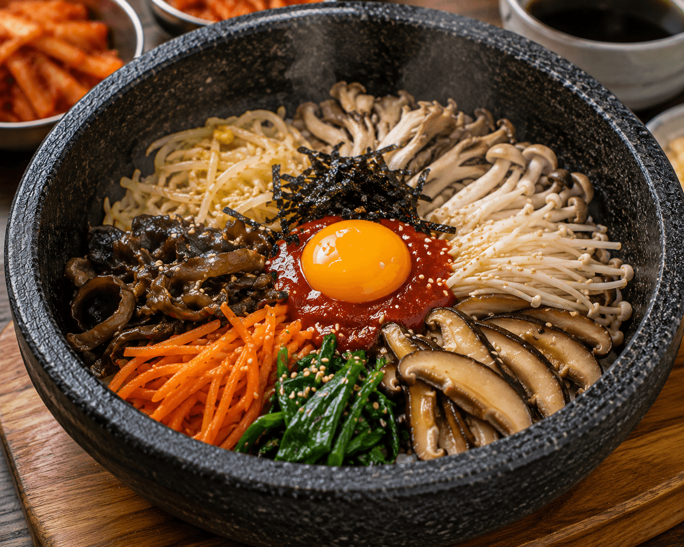 버섯돌판비빔밥
